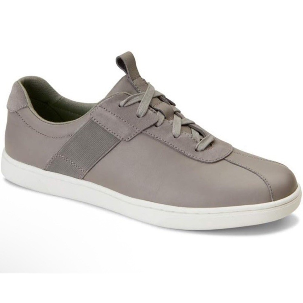 Vionic Casual Lono Sneaker Mens US 7‎ EU 40 Gray Leather Arch Support New